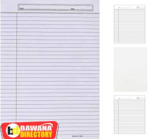 A4 One Side Ruled Practical Sheet